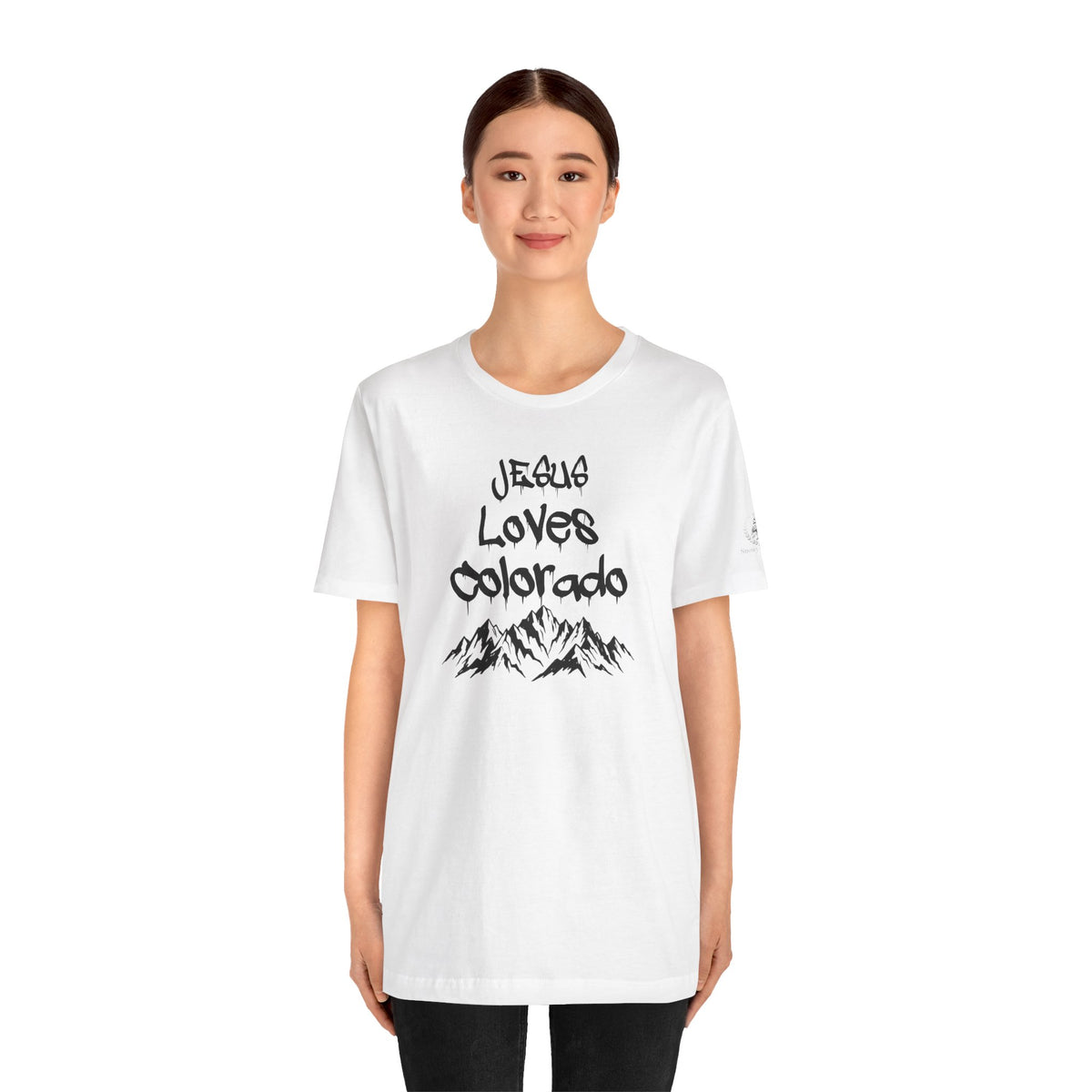 Jesus Loves Colorado Unisex Tee | Snowy Owl 316