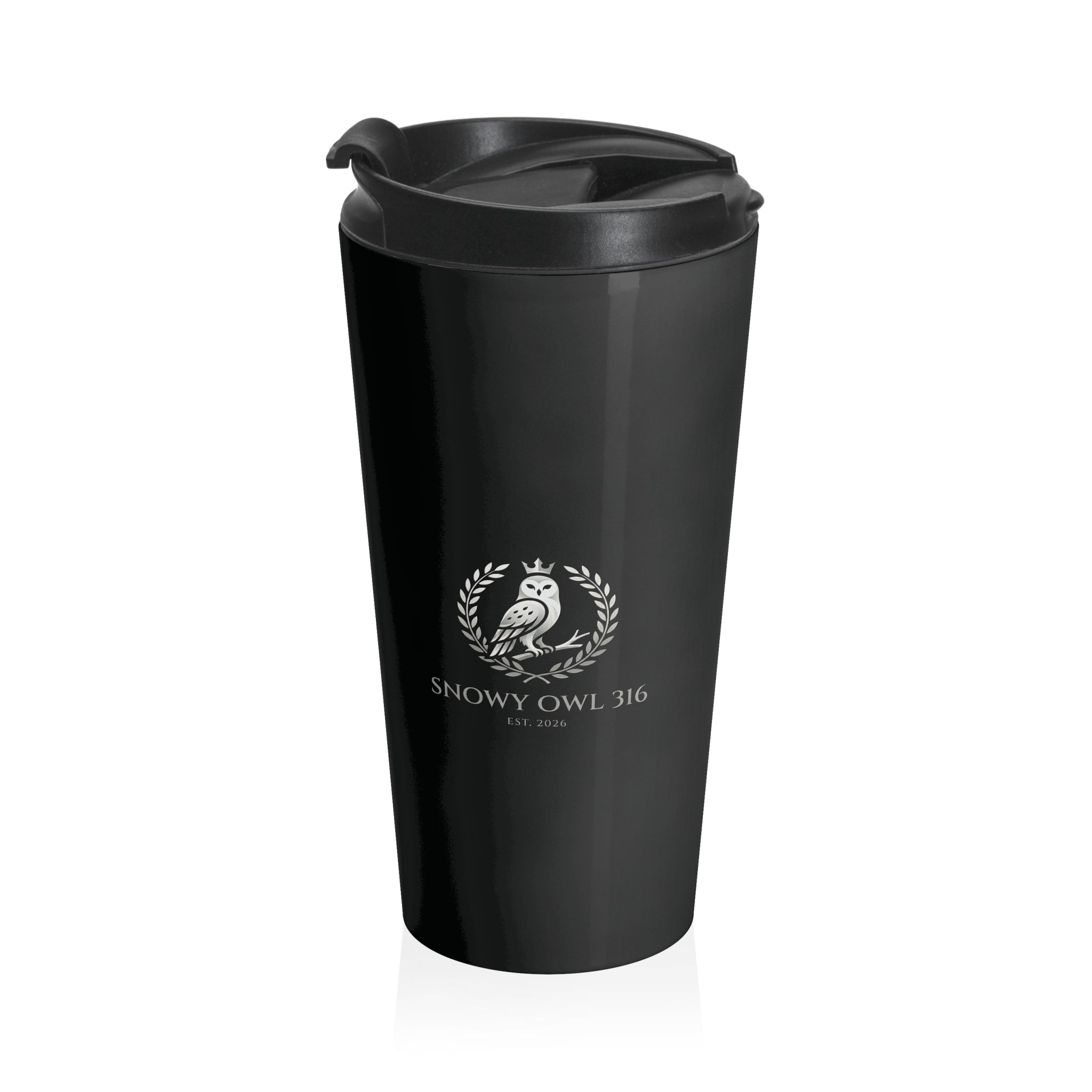 Prayer Warrior Stainless Steel Travel Mug — Inspirational Christian Coffee Tumbler