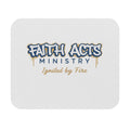 Faith Acts Ministry Mouse Pad — "Ignited by Fire" Desk Mat