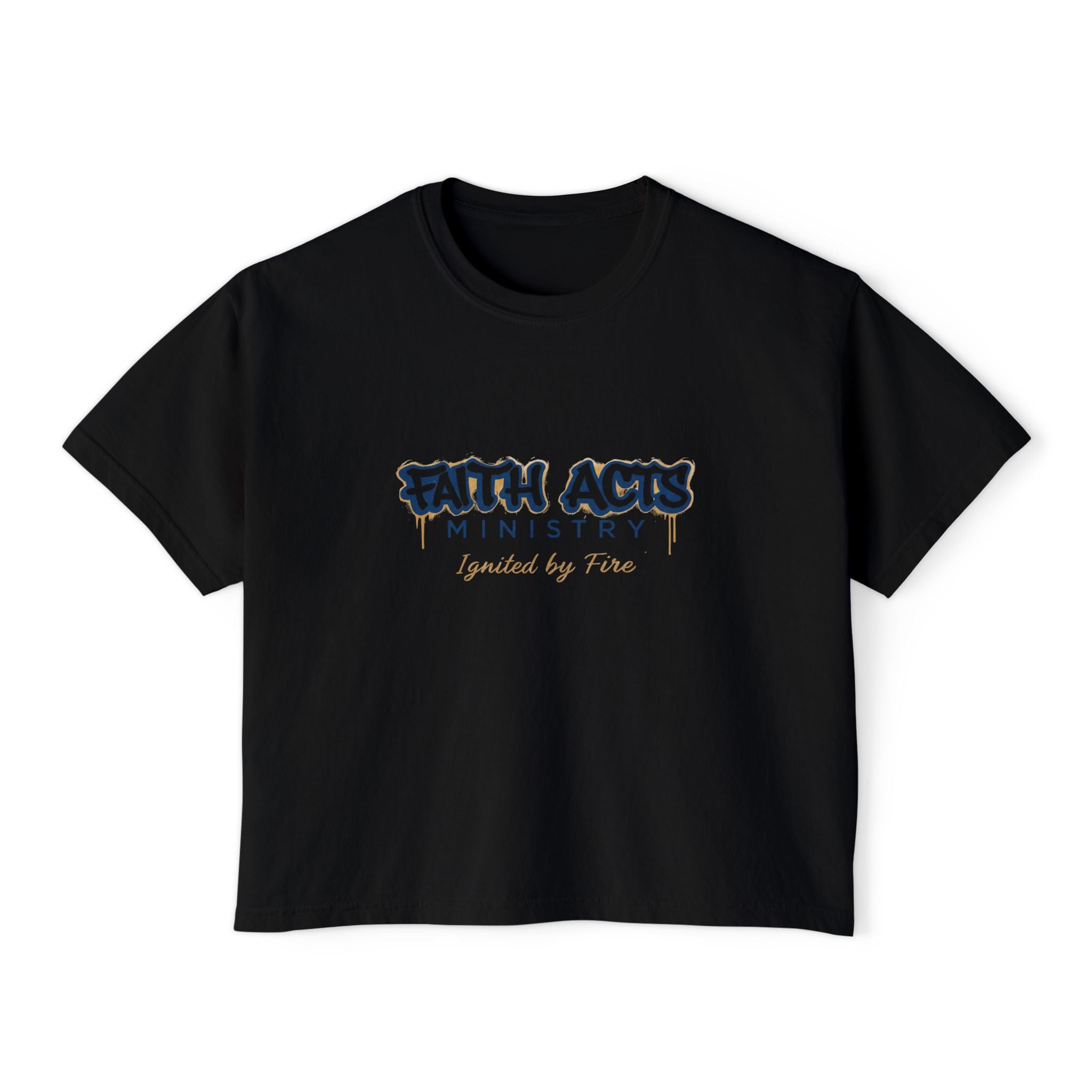 Faith Acts Ministry "Ignited by Faith" Women's Boxy Tee