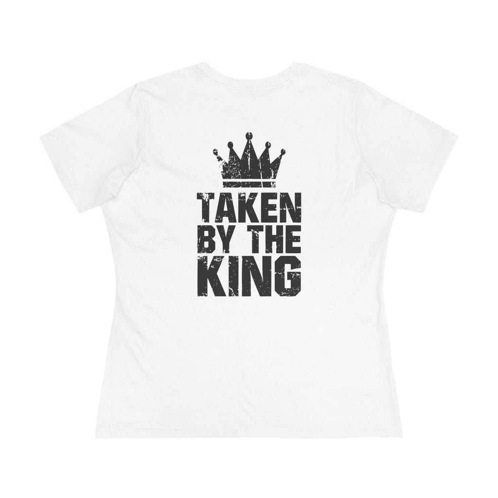 Taken By The King Women's Ultra-Luxury Tee | Snowy Owl 316