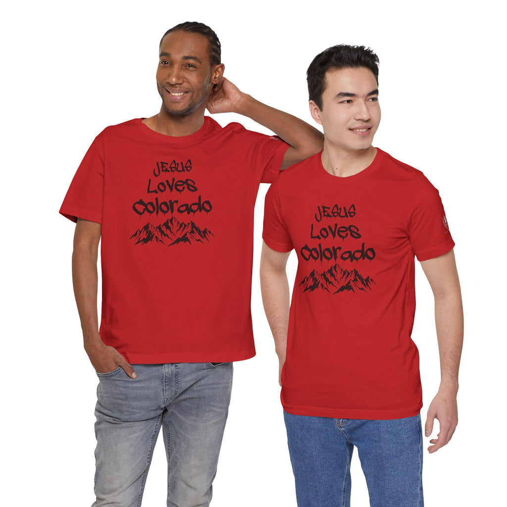 Jesus Loves Colorado Unisex Tee | Snowy Owl 316