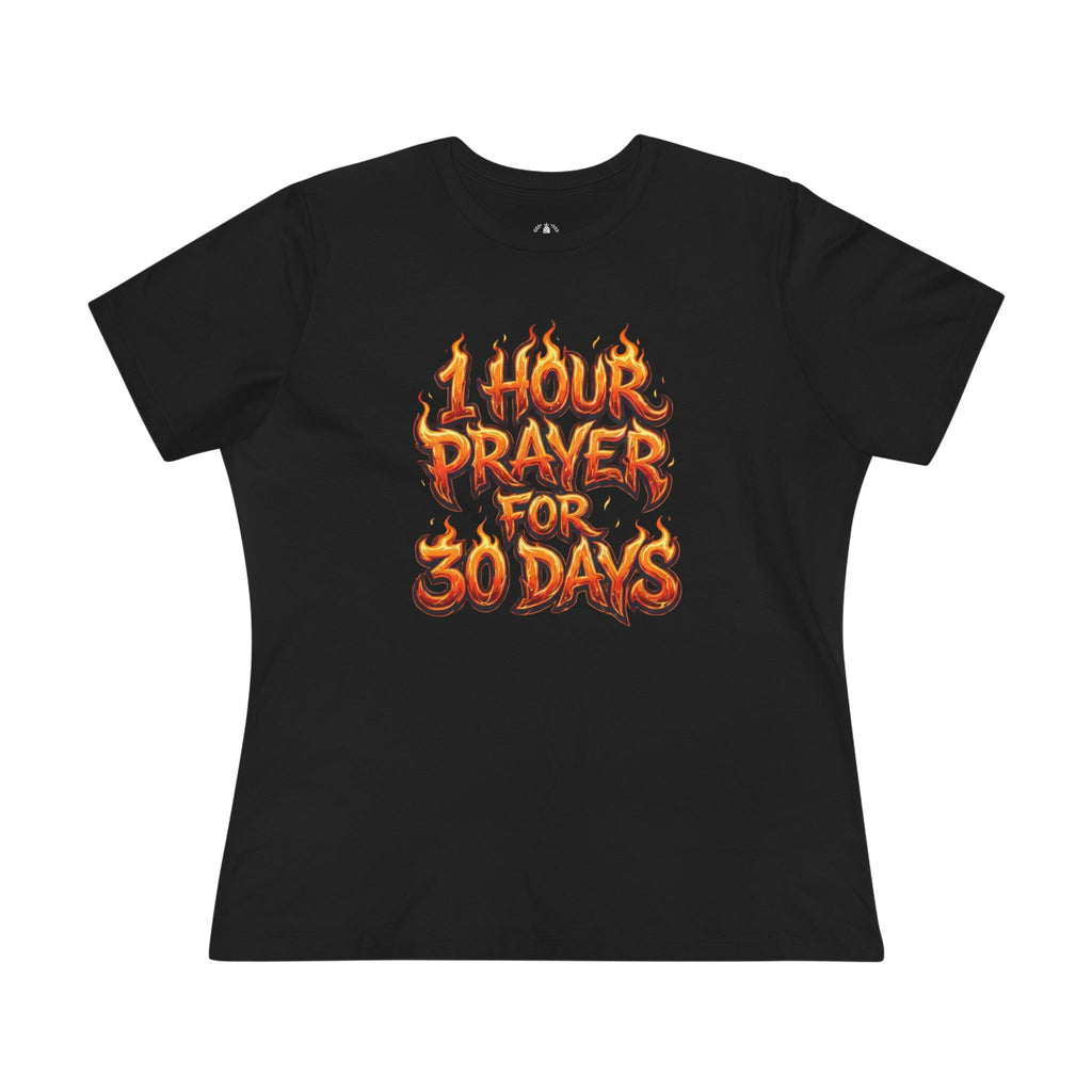 1 Hour Prayer Premium Women's Relaxed Tee