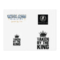 Christian Faith Sticker Sheet — "Taken by the King" & Faith Acts Ministry Designs