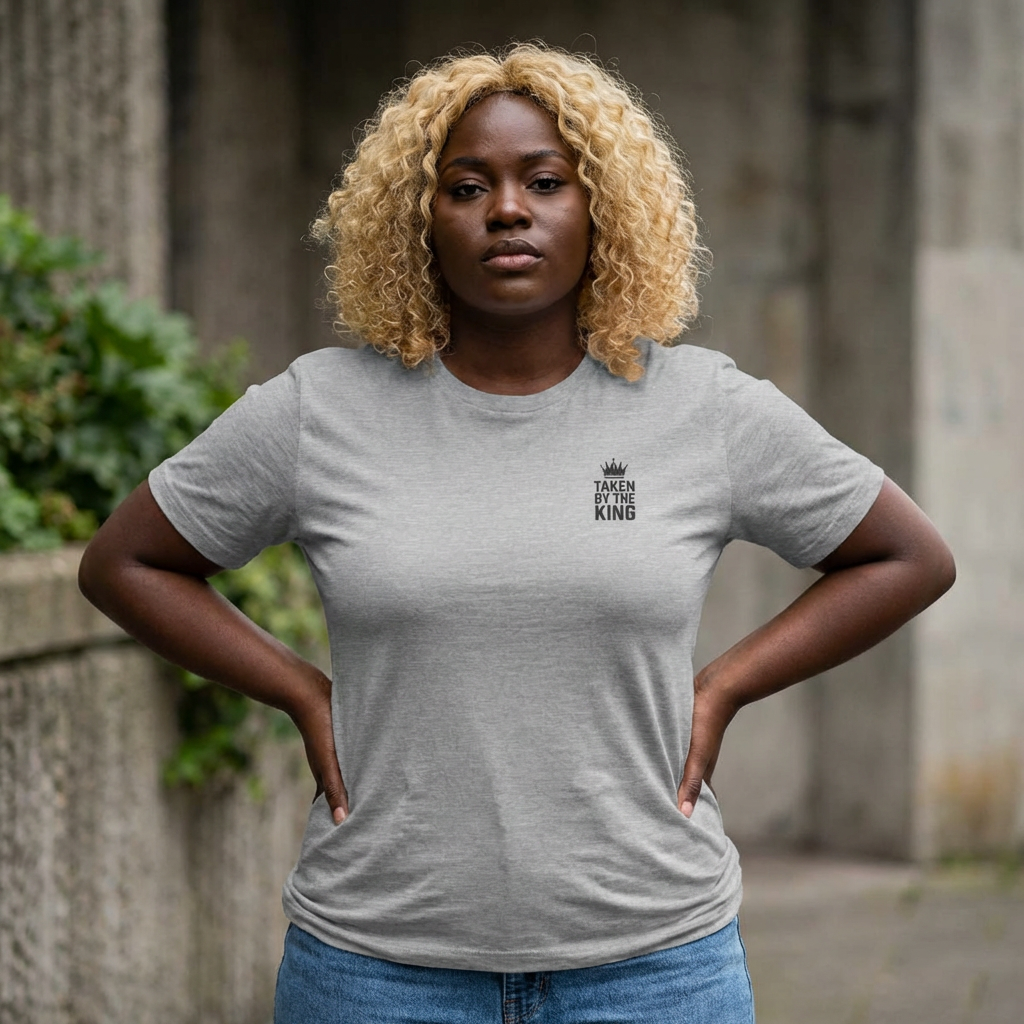 Taken By The King Women's Ultra-Luxury Tee | Snowy Owl 316
