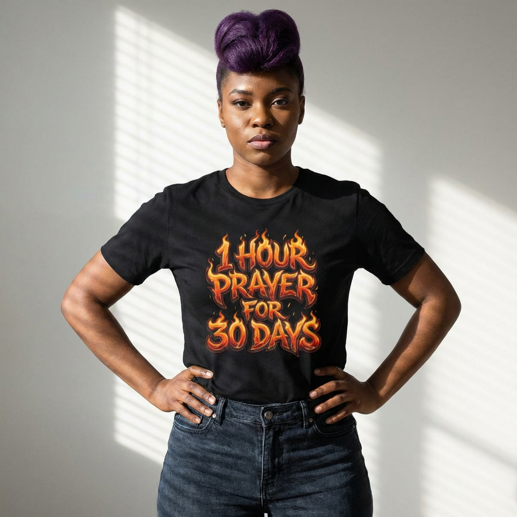 1 Hour Prayer Premium Women's Relaxed Tee