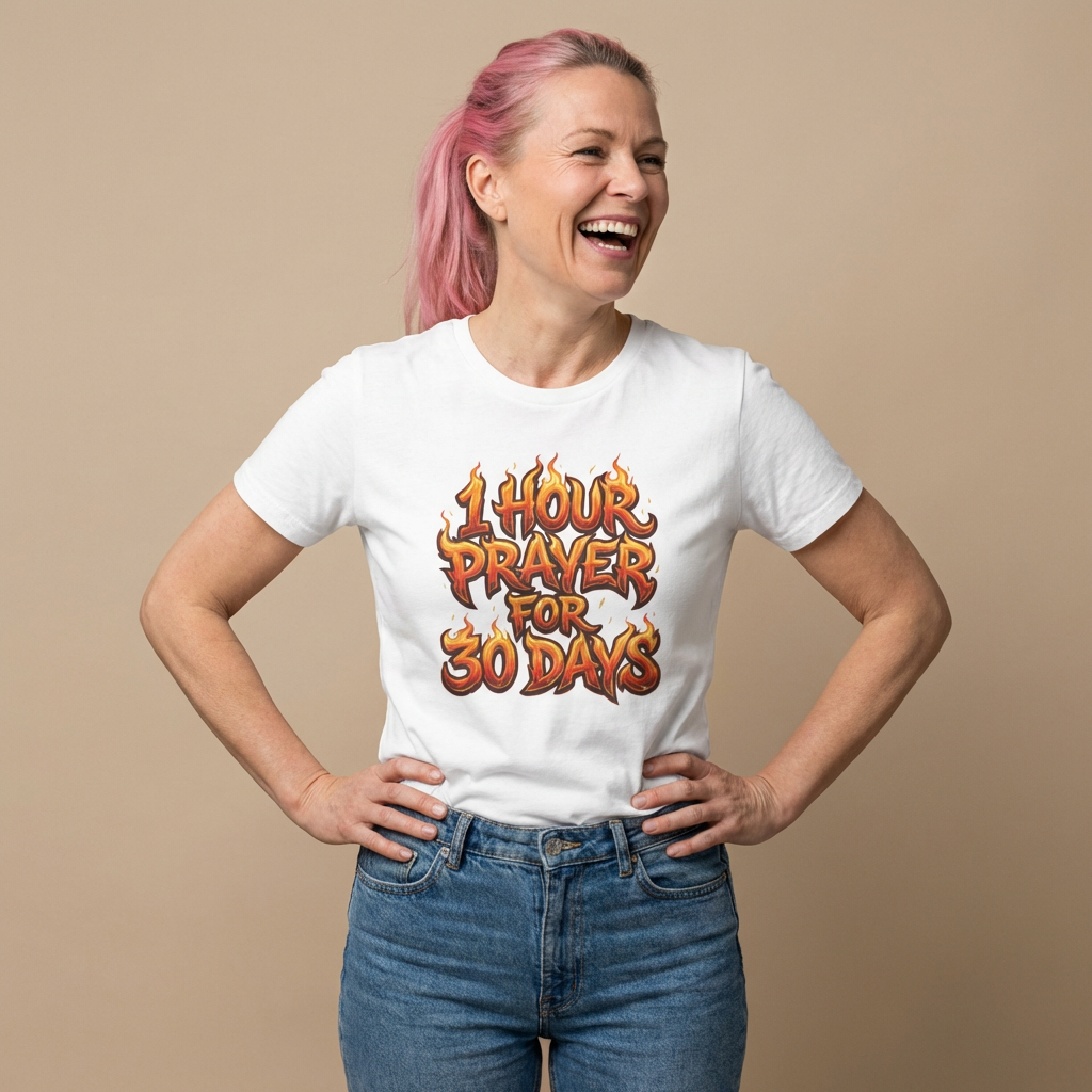 1 Hour Prayer Premium Women's Relaxed Tee