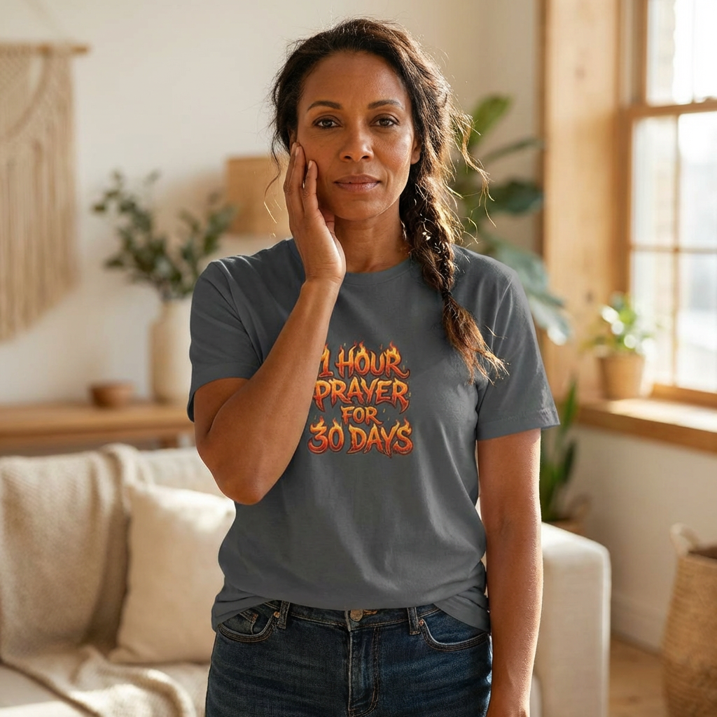 1 Hour Prayer Premium Women's Relaxed Tee