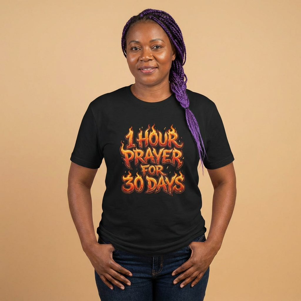 1 Hour Prayer Premium Women's Relaxed Tee