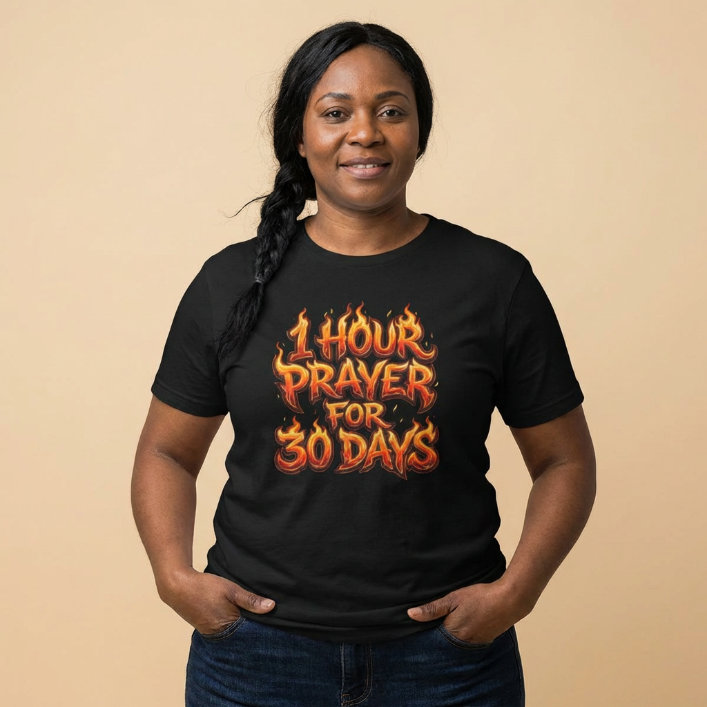 1 Hour Prayer Premium Women's Relaxed Tee