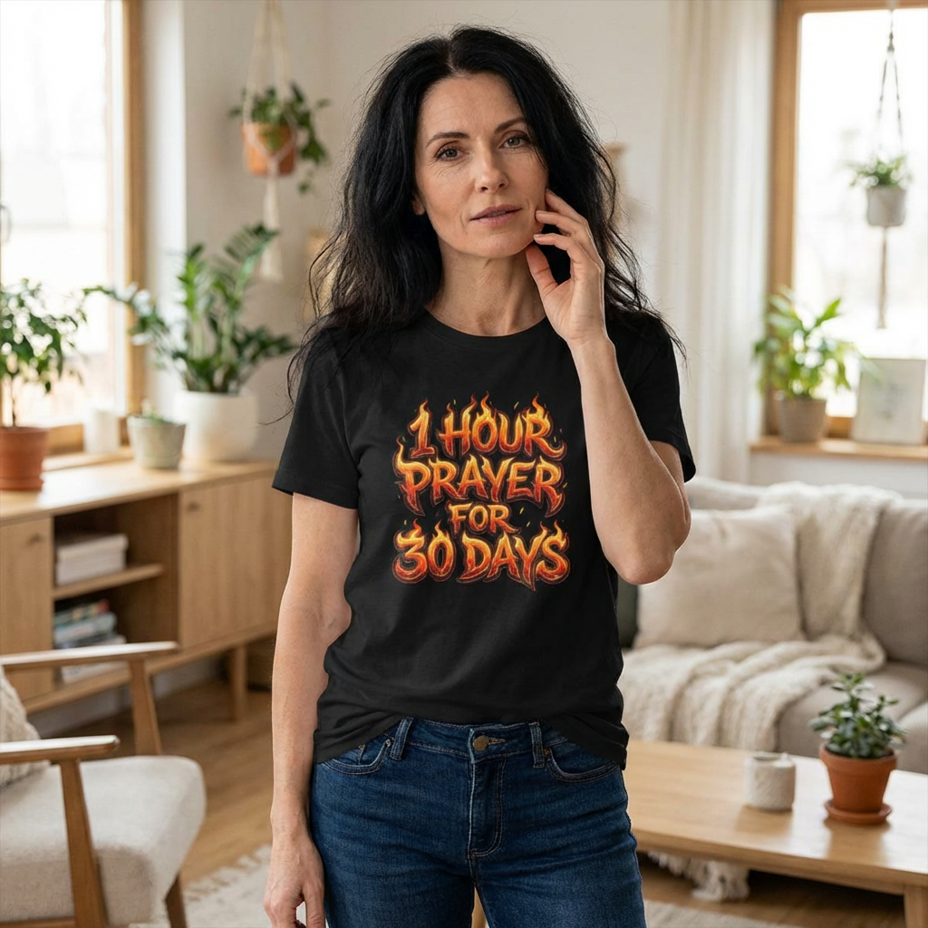 1 Hour Prayer Premium Women's Relaxed Tee