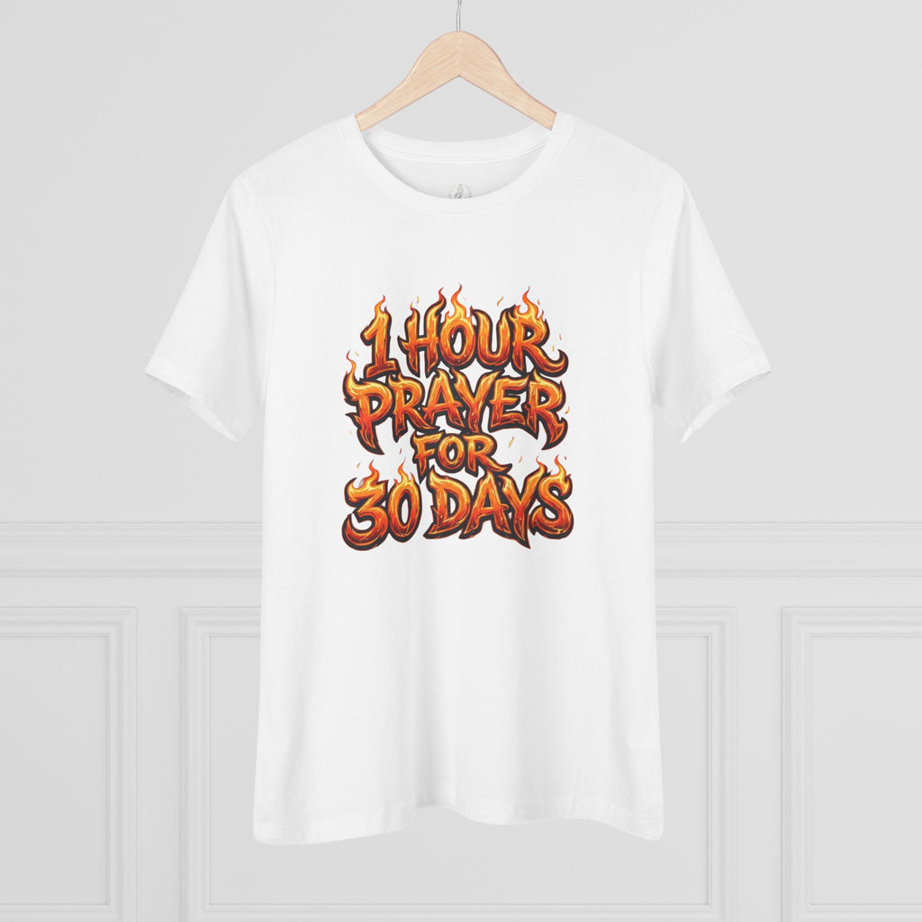 1 Hour Prayer Premium Women's Relaxed Tee