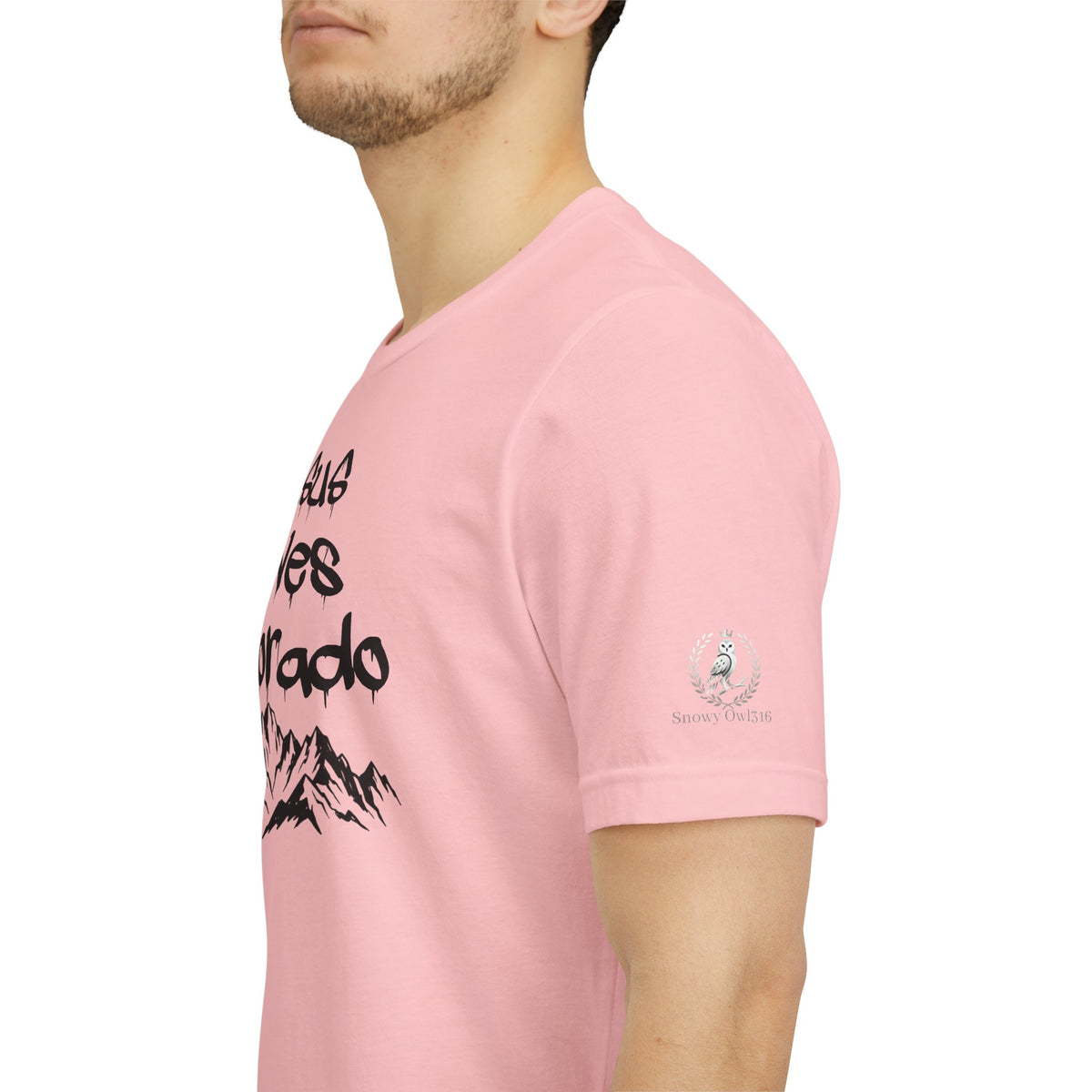 Jesus Loves Colorado Unisex Tee | Snowy Owl 316