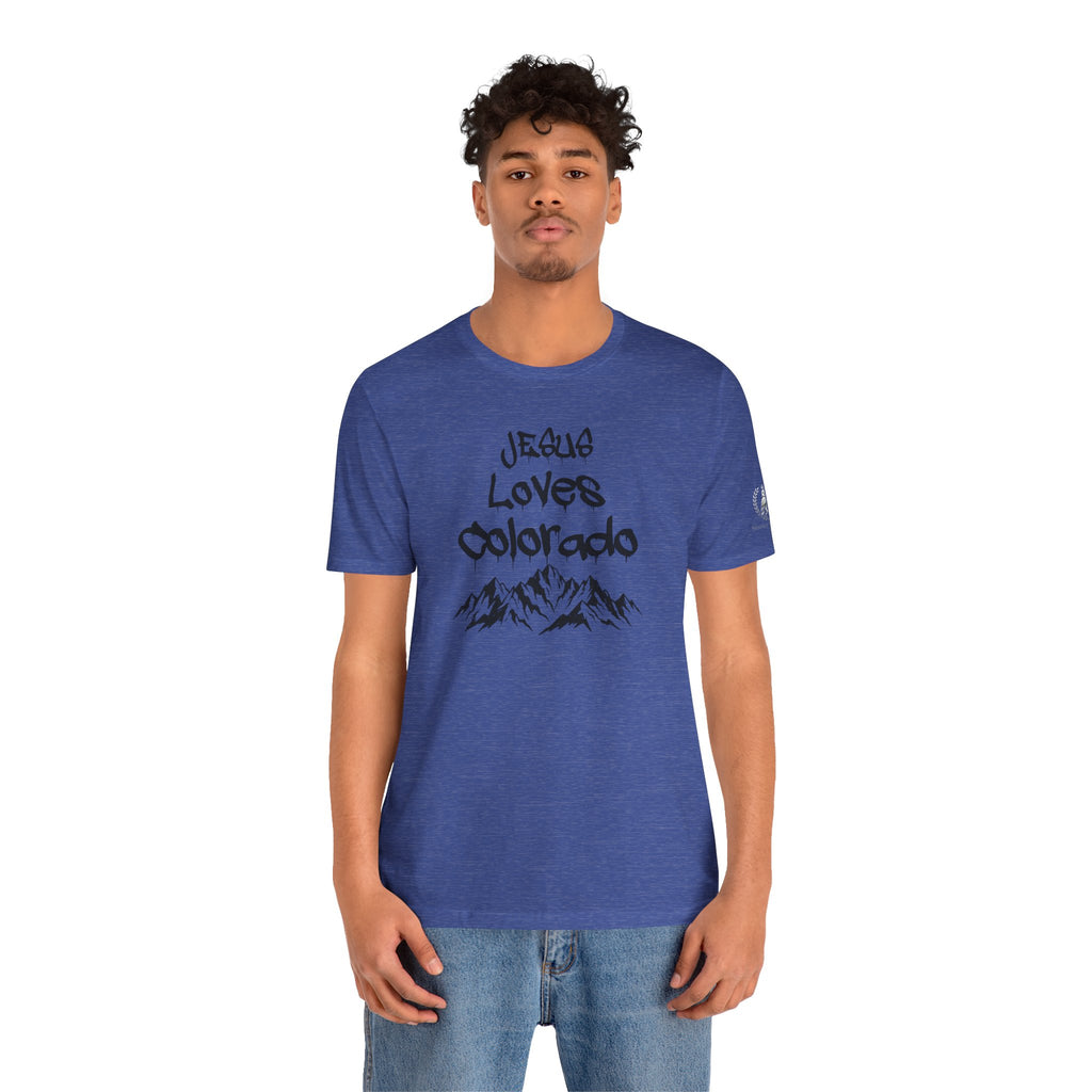 Jesus Loves Colorado Unisex Tee | Snowy Owl 316