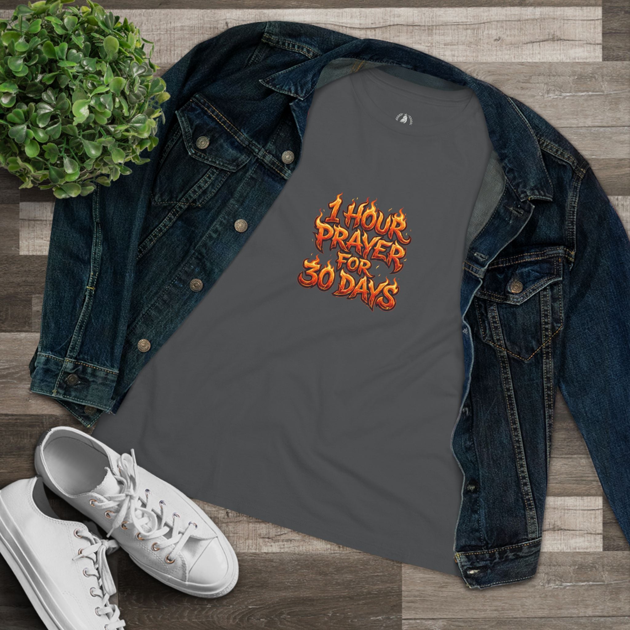 1 Hour Prayer Premium Women's Relaxed Tee
