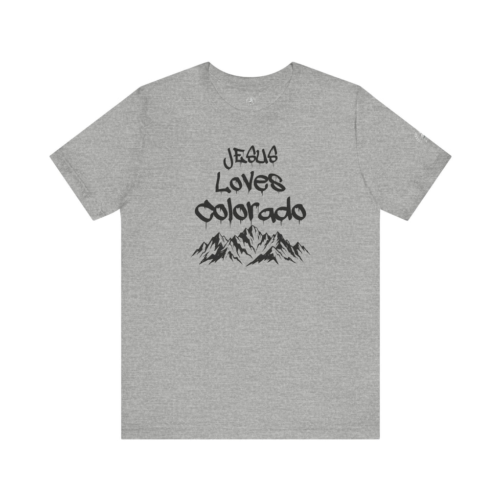 Jesus Loves Colorado Unisex Tee | Snowy Owl 316