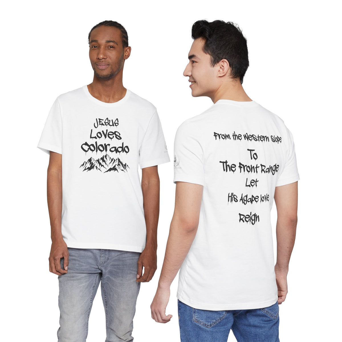 Jesus Loves Colorado Unisex Tee | Snowy Owl 316