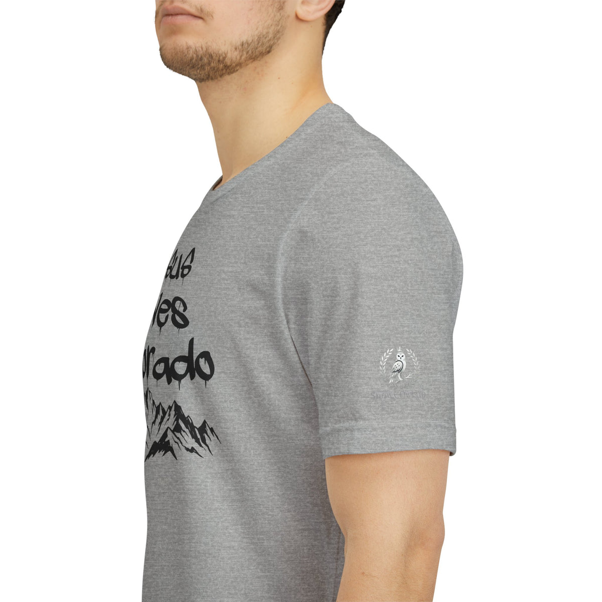 Jesus Loves Colorado Unisex Tee | Snowy Owl 316