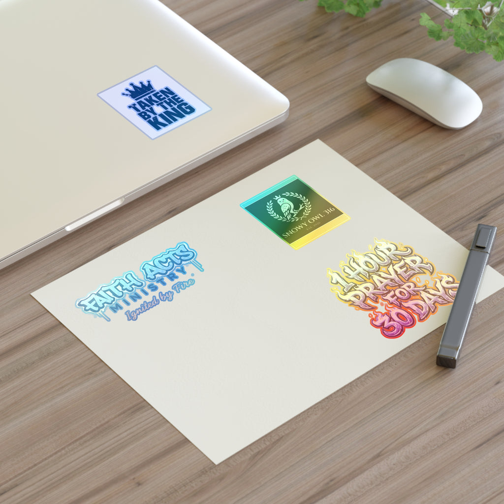 Copy of Christian Faith Sticker Sheet — "Taken by the King" & Faith Acts Ministry Designs