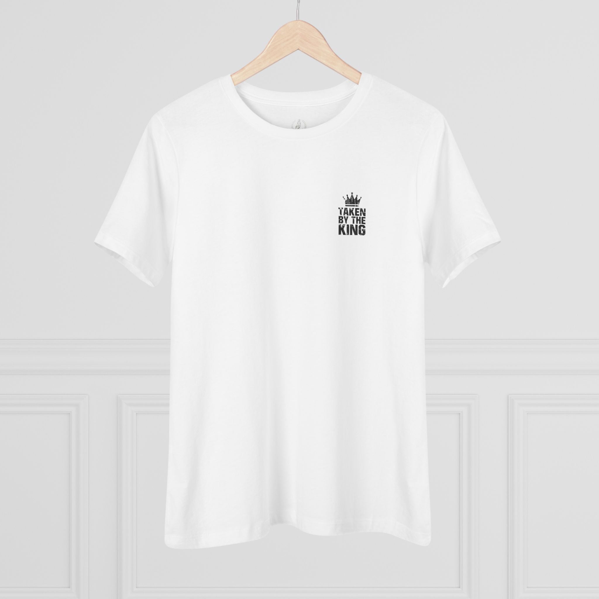 Taken By The King Women's Ultra-Luxury Tee | Snowy Owl 316