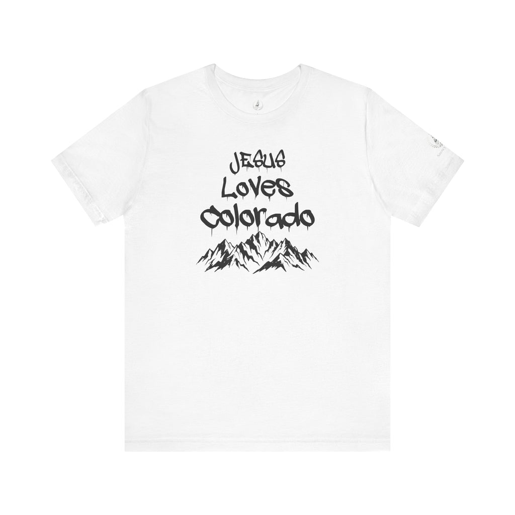Jesus Loves Colorado Unisex Tee | Snowy Owl 316