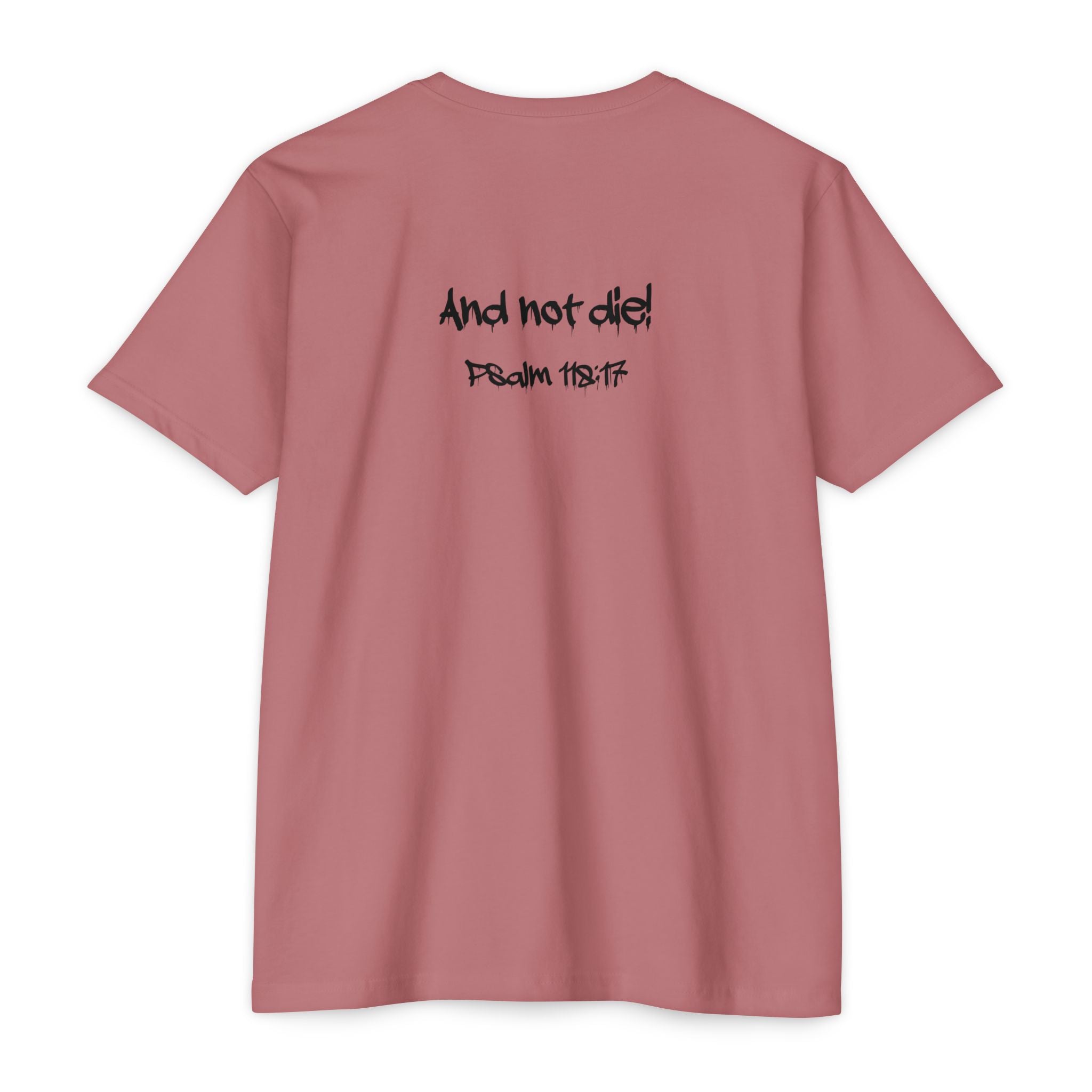 I Decree and Declare Psalm 118:17 T-Shirt — Faith-Based Inspirational Tee